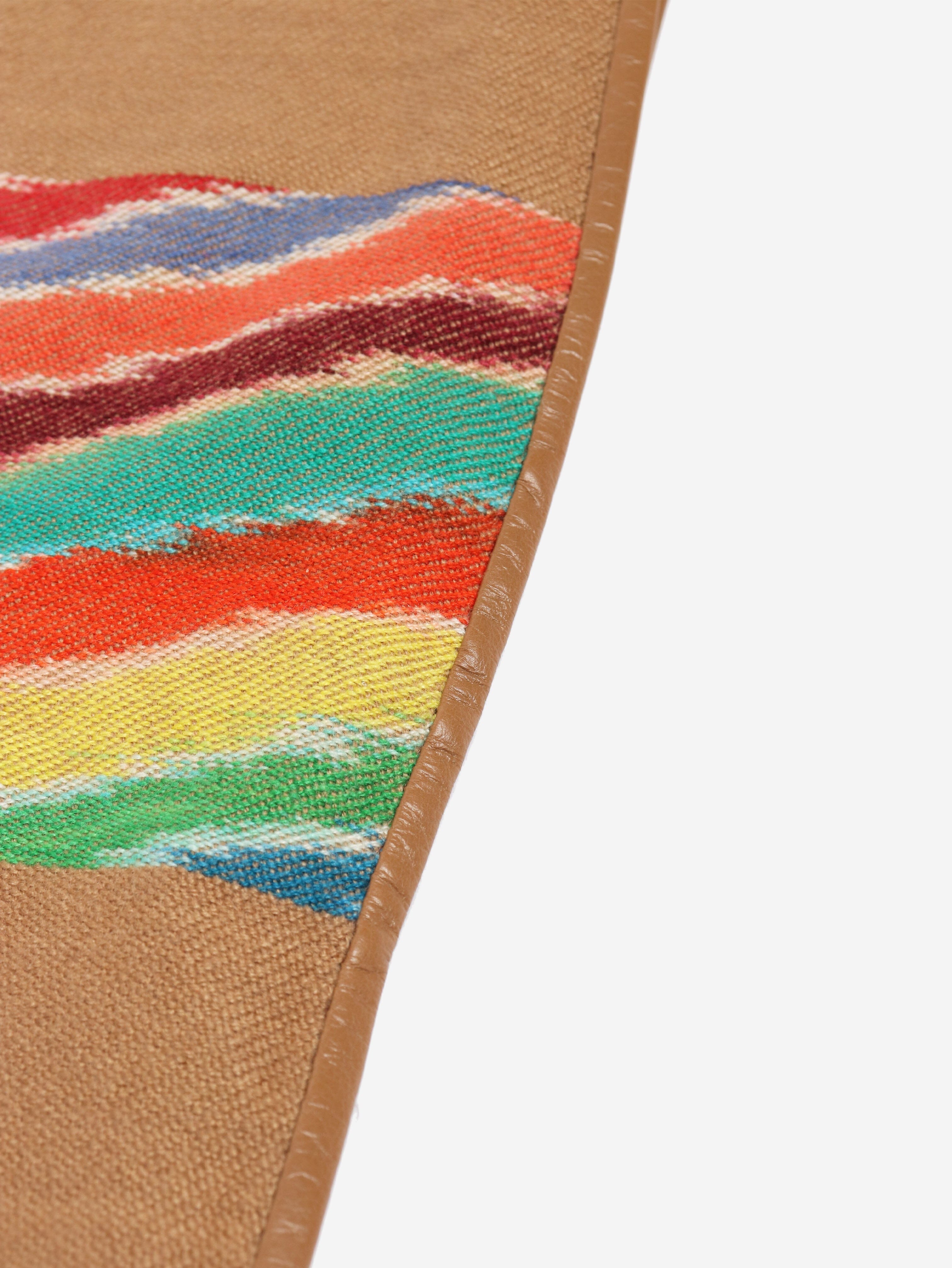 Brown fringed cashmere scarf Scarves Hermes 