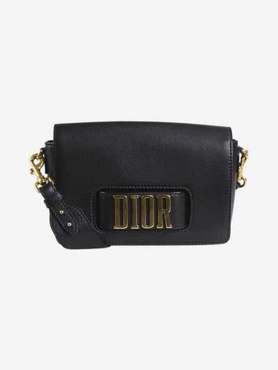 Black leather shoulder bag Shoulder bags Christian Dior 