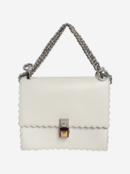 White small Kan I leather shoulder bag product image