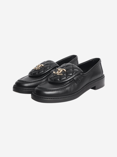 Black CC leather loafers - size EU 36.5 alternate image