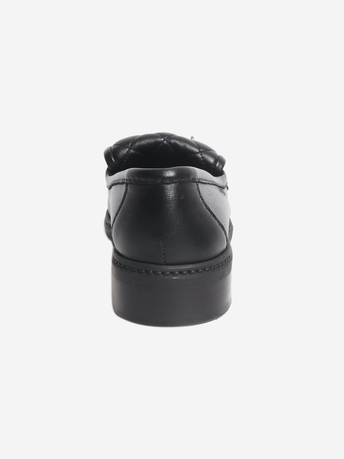 Black CC leather loafers - size EU 36.5 Flat Shoes Chanel 