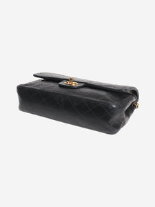 Chanel Black vintage 1996 medium lambskin Classic Double Flap bag