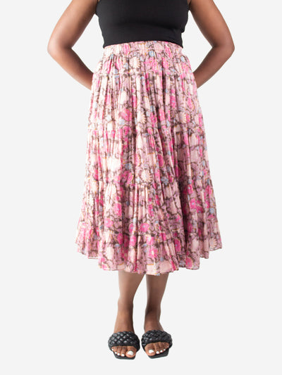 Pink floral midi skirt - size FR 40 Skirts Isabel Marant Etoile 