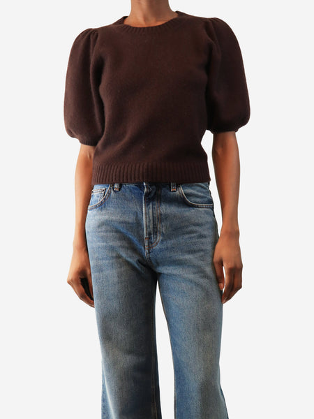 Brown cashmere cardigan - size XS product image