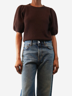 Brown cashmere cardigan - size XS Knitwear Nili Lotan 
