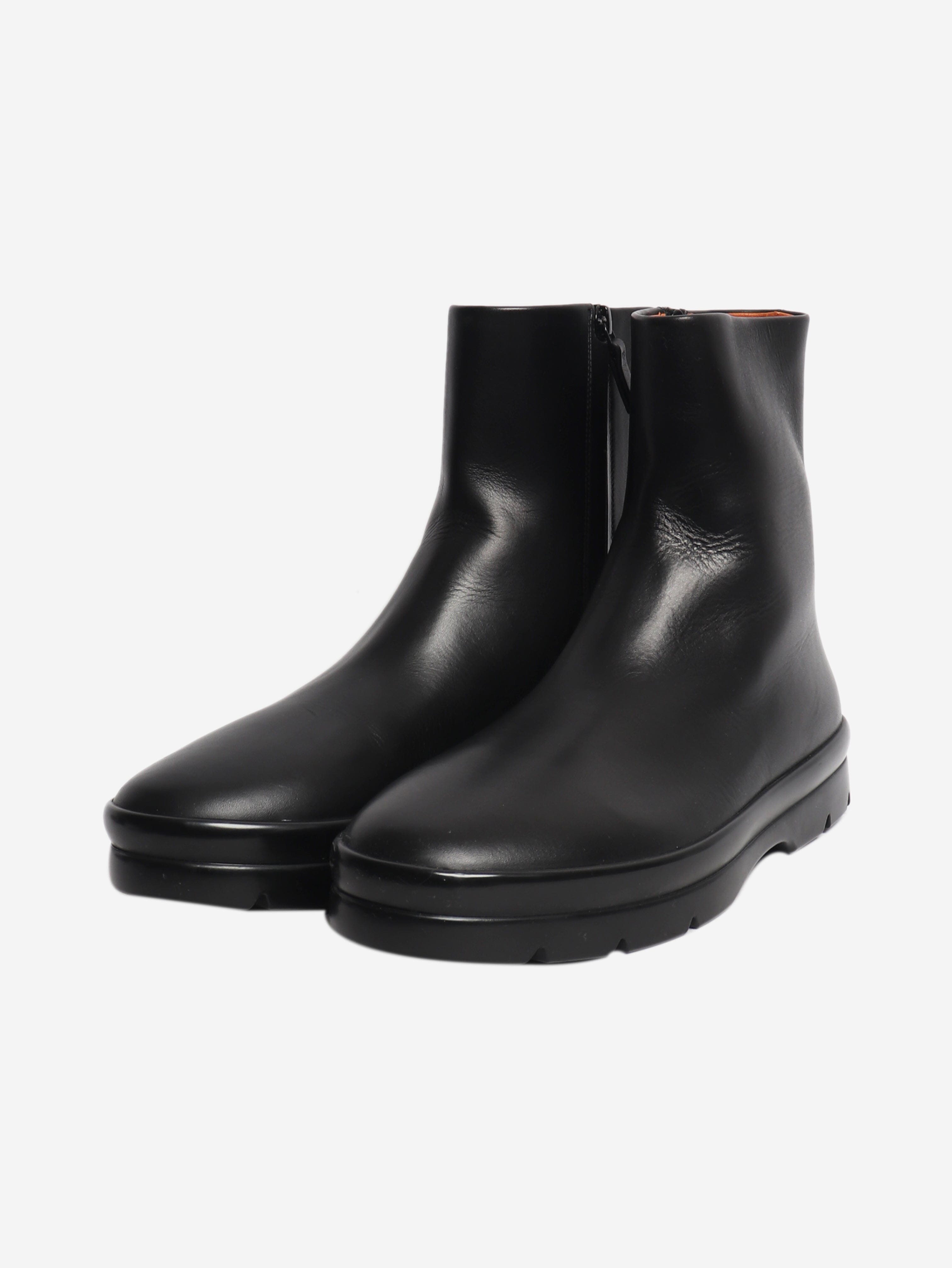 Black leather ankle boots - size EU 38.5 (UK 5.5) Boots The Row 