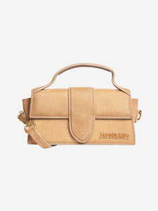 Jacquemus Brown Bambino mini flap bag