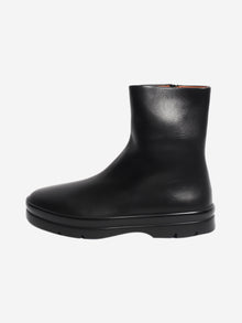 Black leather ankle boots - size EU 38.5 (UK 5.5) Boots The Row 