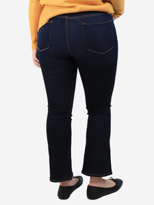 Frame Indigo cropped bootcut jeans - size UK 12