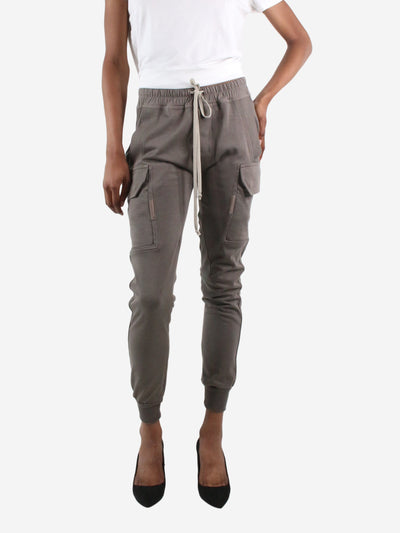 Army green cuffed cargo joggers - size IT 40 Trousers Rick Owens 