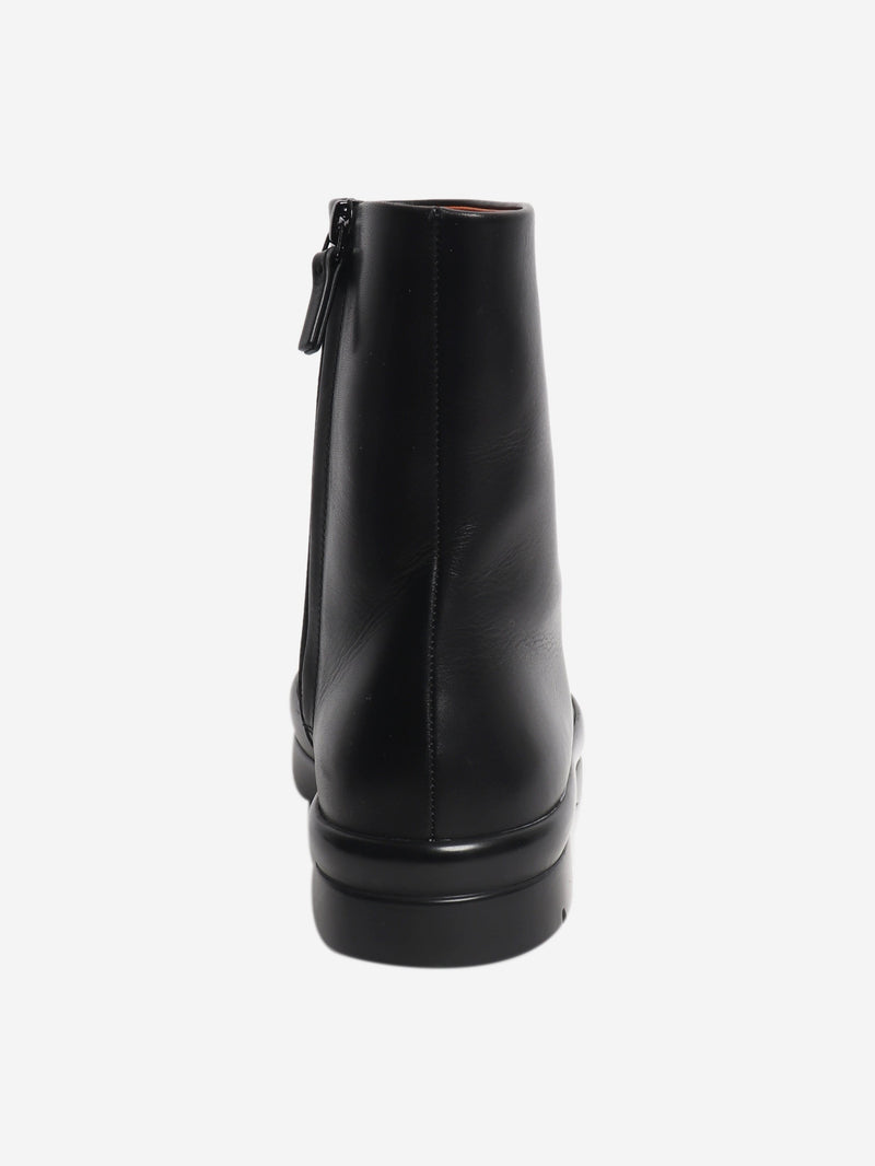 Black leather ankle boots - size EU 38.5 (UK 5.5) Boots The Row 