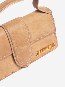Jacquemus Brown Bambino mini flap bag