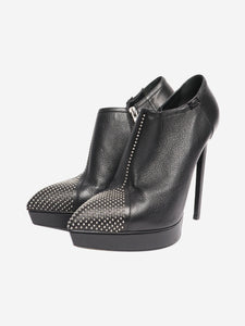Saint Laurent Black studded bootie - size EU 41 (UK 8)