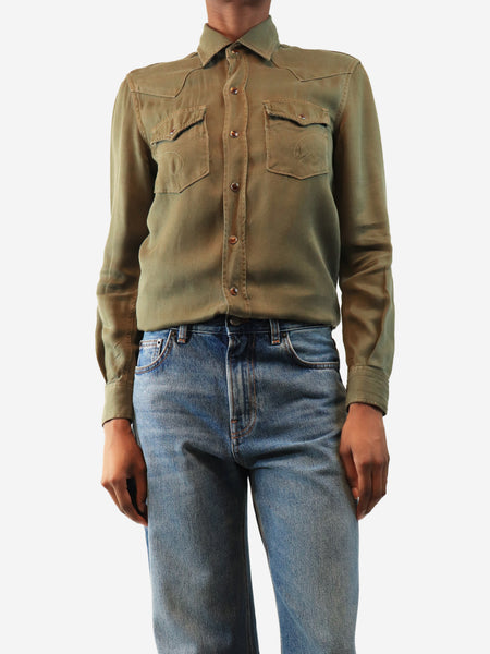 Khaki western shirt - size XS product image