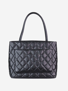 Chanel Black 2003-2004 caviar leather GST tote bag