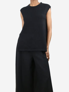 James Perse Black sleeveless jumper - size XS