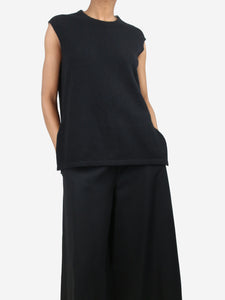 James Perse Black sleeveless jumper - size XS