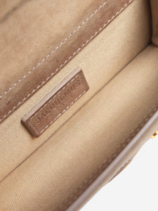 Jacquemus Brown Bambino mini flap bag