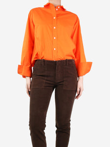 Frame Orange cotton shirt - size S