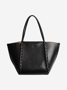 Alaia Black studded top handle bag