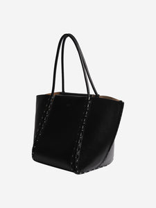 Alaia Black studded top handle bag