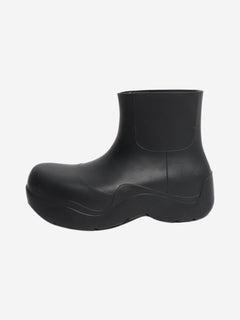 Black rubber ankle boots - size EU 38 (UK 5) Boots Bottega Veneta 