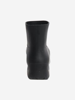 Black rubber ankle boots - size EU 38 (UK 5) Boots Bottega Veneta 