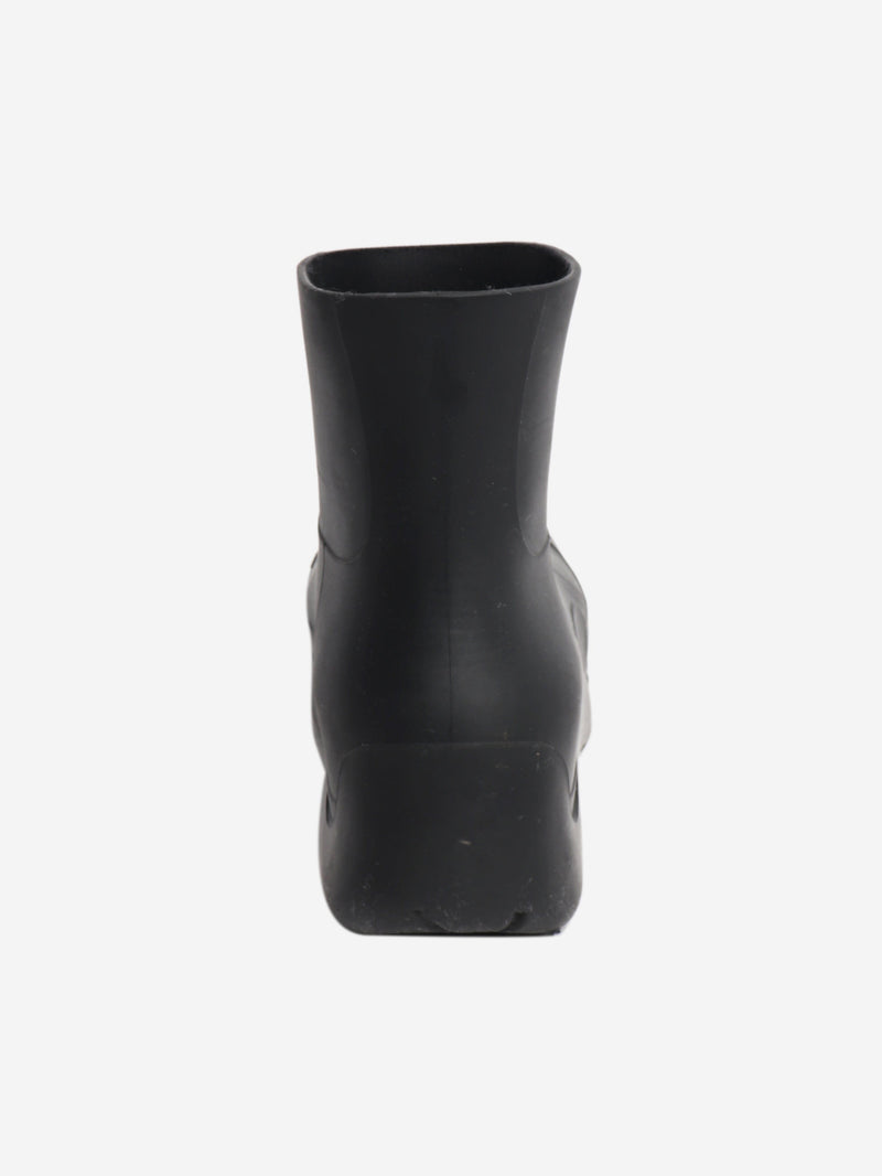 Black rubber ankle boots - size EU 38 (UK 5) Boots Bottega Veneta 