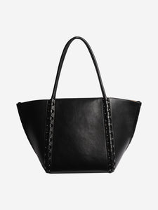 Alaia Black studded top handle bag