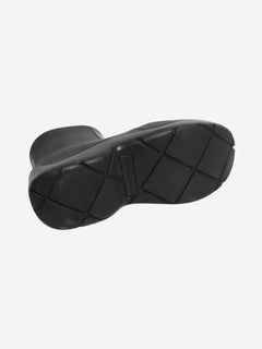 Black rubber ankle boots - size EU 38 (UK 5) Boots Bottega Veneta 