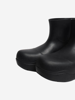 Black rubber ankle boots - size EU 38 (UK 5) Boots Bottega Veneta 