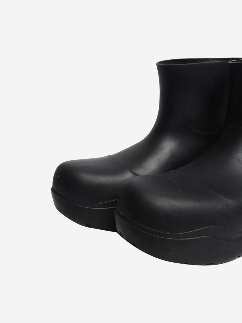 Black rubber ankle boots - size EU 38 (UK 5) Boots Bottega Veneta 