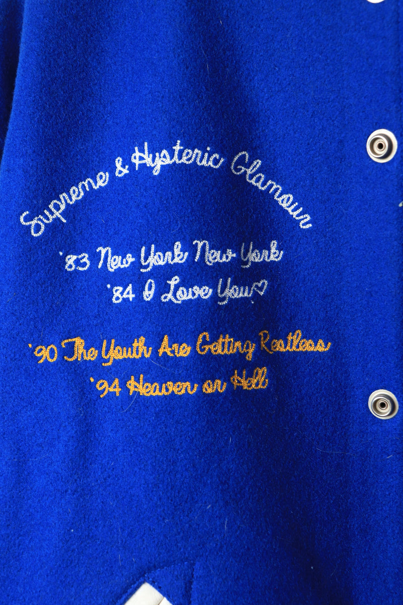 Blue varsity jacket - size M Coats & Jackets Supreme x Hysteric 