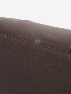 Brown pebbled leather large tote bag Bags Giorgio Armani 