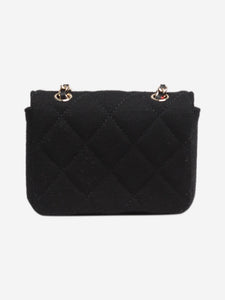 Chanel Black 2020 micro Classic Single Flap bag