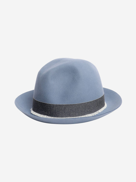 Blue fedora hat product image