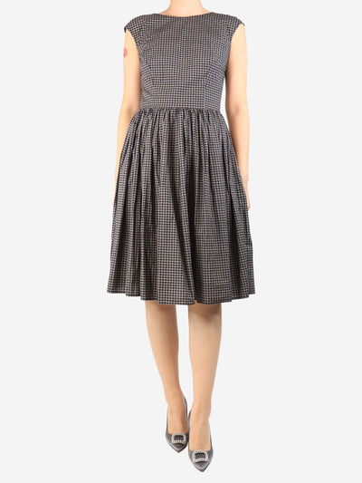 Brown sleeveless midi dress - size UK 10 Dresses Dolce & Gabbana 