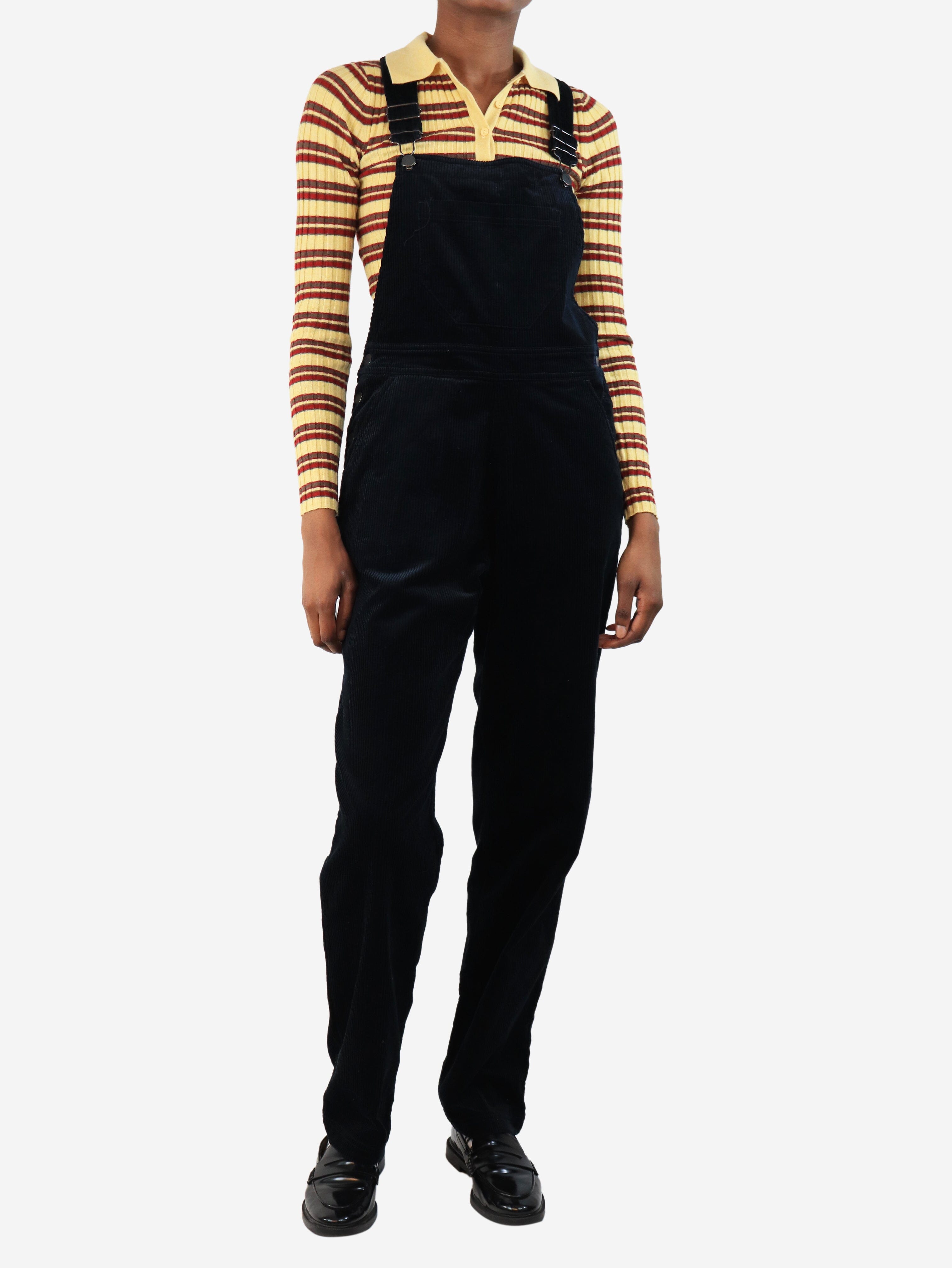 Navy blue corduroy jumpsuit - size UK 6 Jumpsuits Brora 