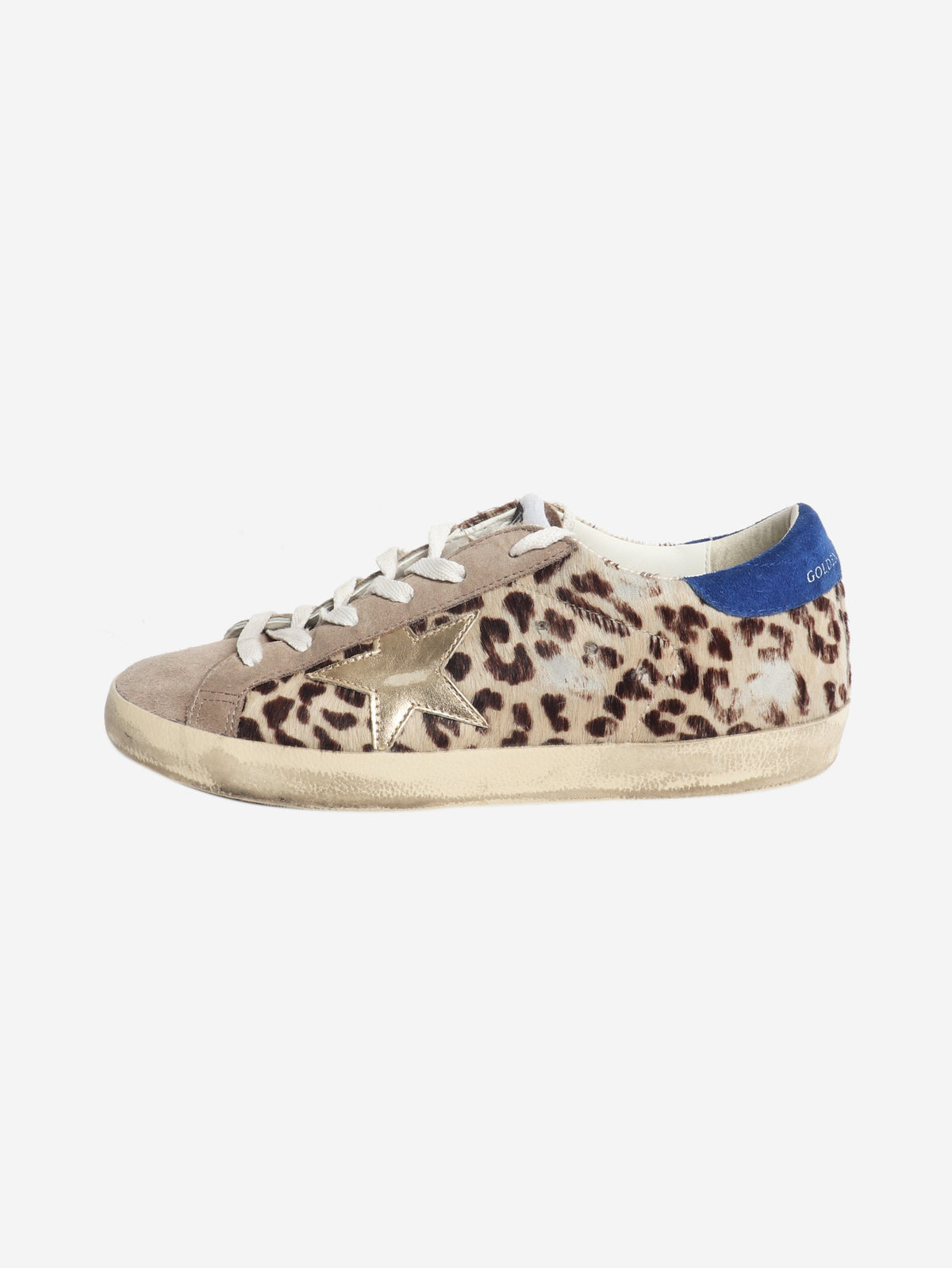 Neutral pony hair Super-star trainers - size EU 38 Trainers Golden Goose 