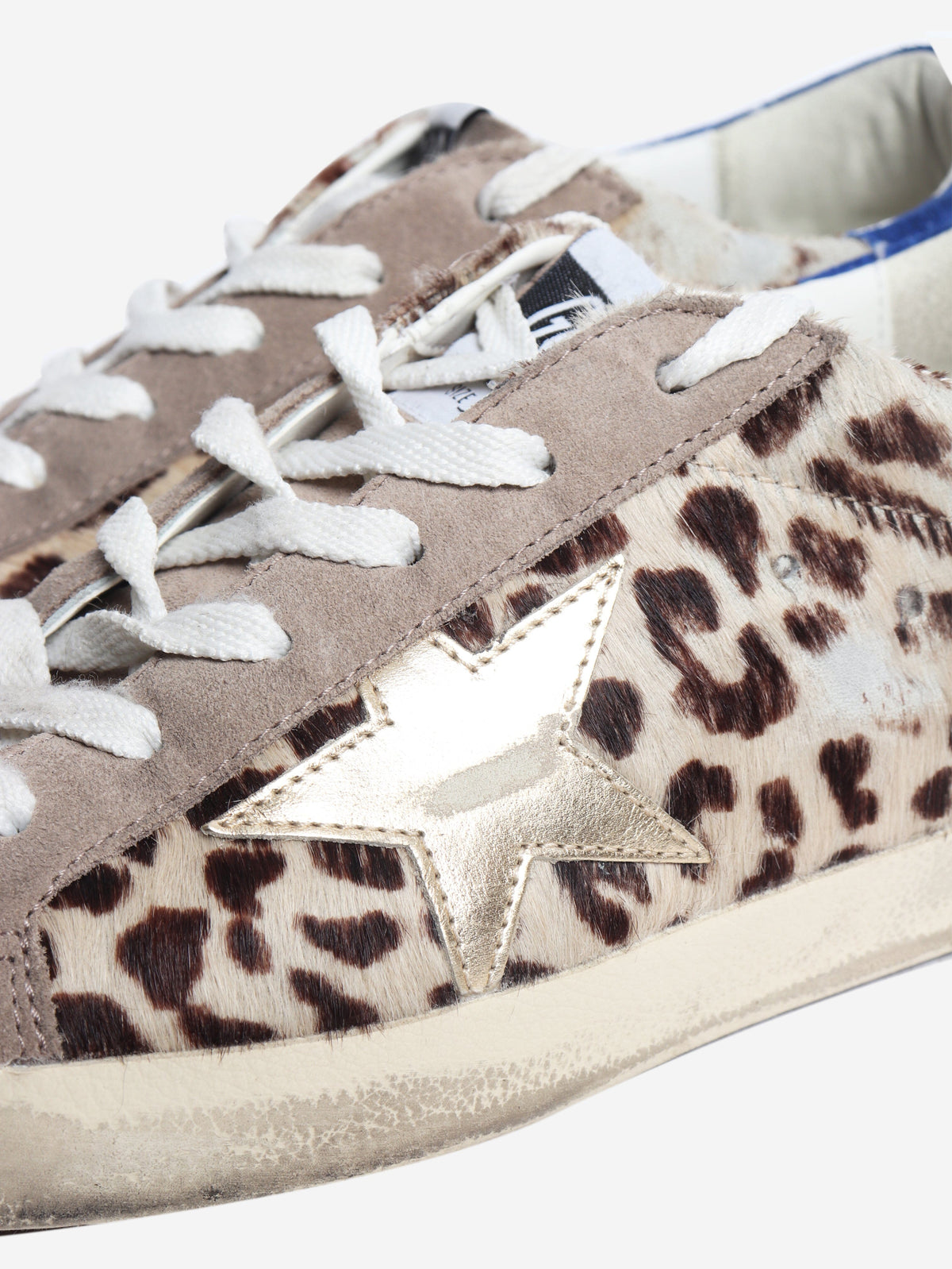 Neutral pony hair Super-star trainers - size EU 38 Trainers Golden Goose 