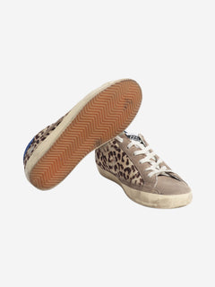 Neutral pony hair Super-star trainers - size EU 38 Trainers Golden Goose 