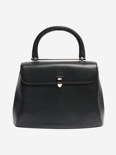 Black leather top handle bag Top Handle Bags Mansur Gavriel 