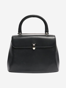 Mansur Gavriel Black leather top handle bag