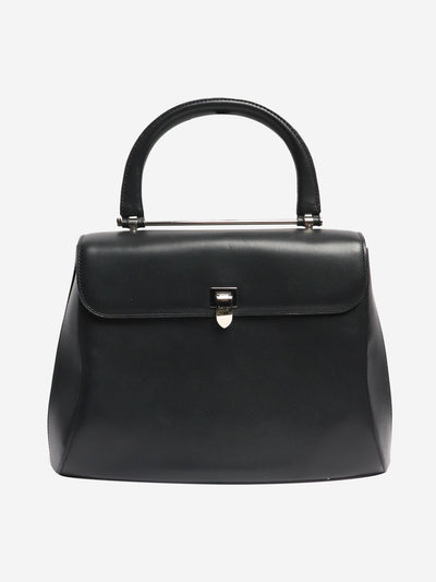 Black leather top handle bag Top Handle Bags Mansur Gavriel 