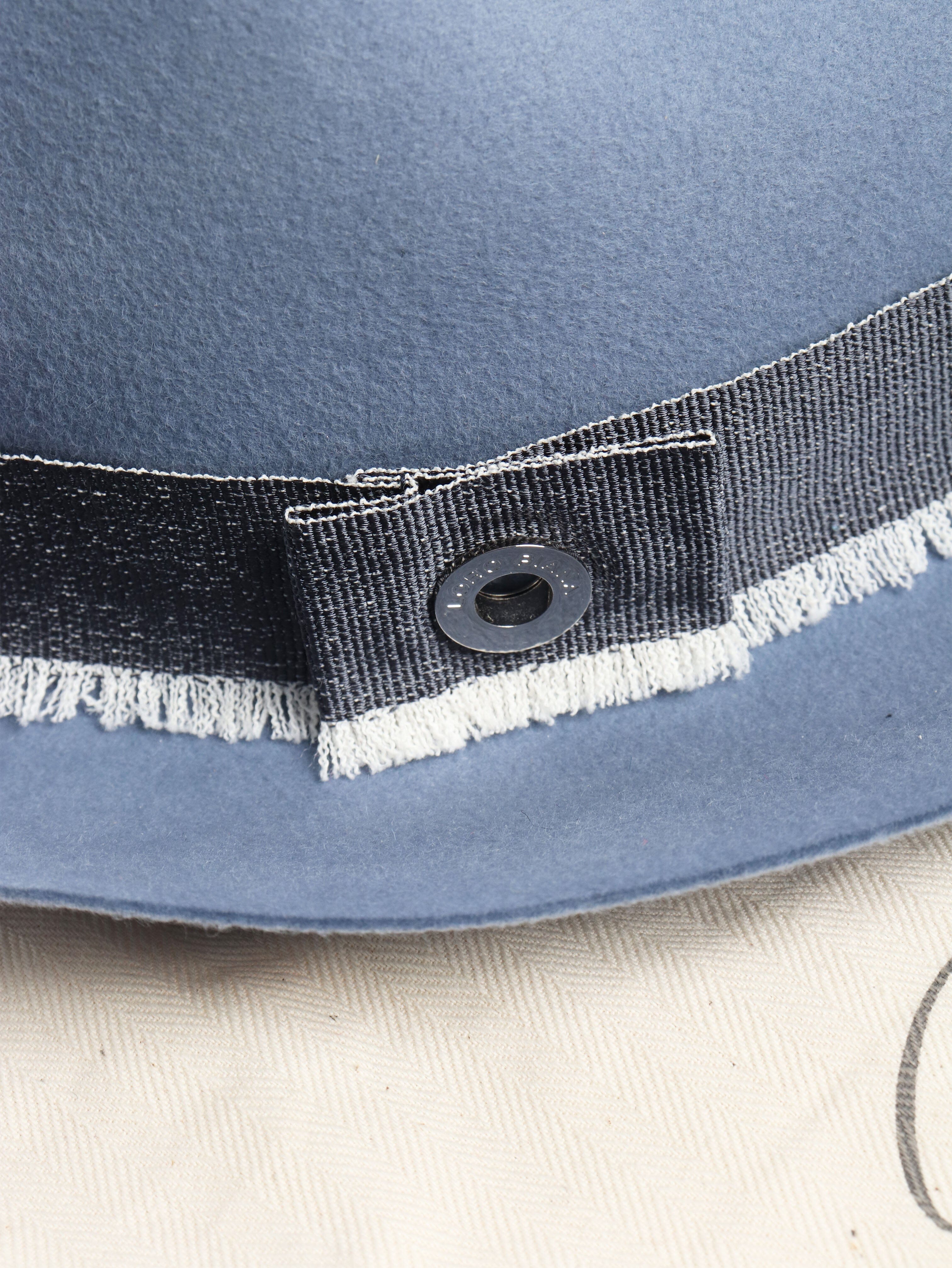 Blue fedora hat Hats Loro Piana 