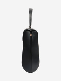 Black leather top handle bag Top Handle Bags Asprey 