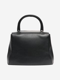 Black leather top handle bag Top Handle Bags Asprey 