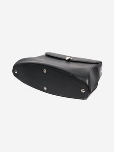 Mansur Gavriel Black leather top handle bag