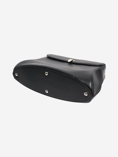 Black leather top handle bag Top Handle Bags Asprey 