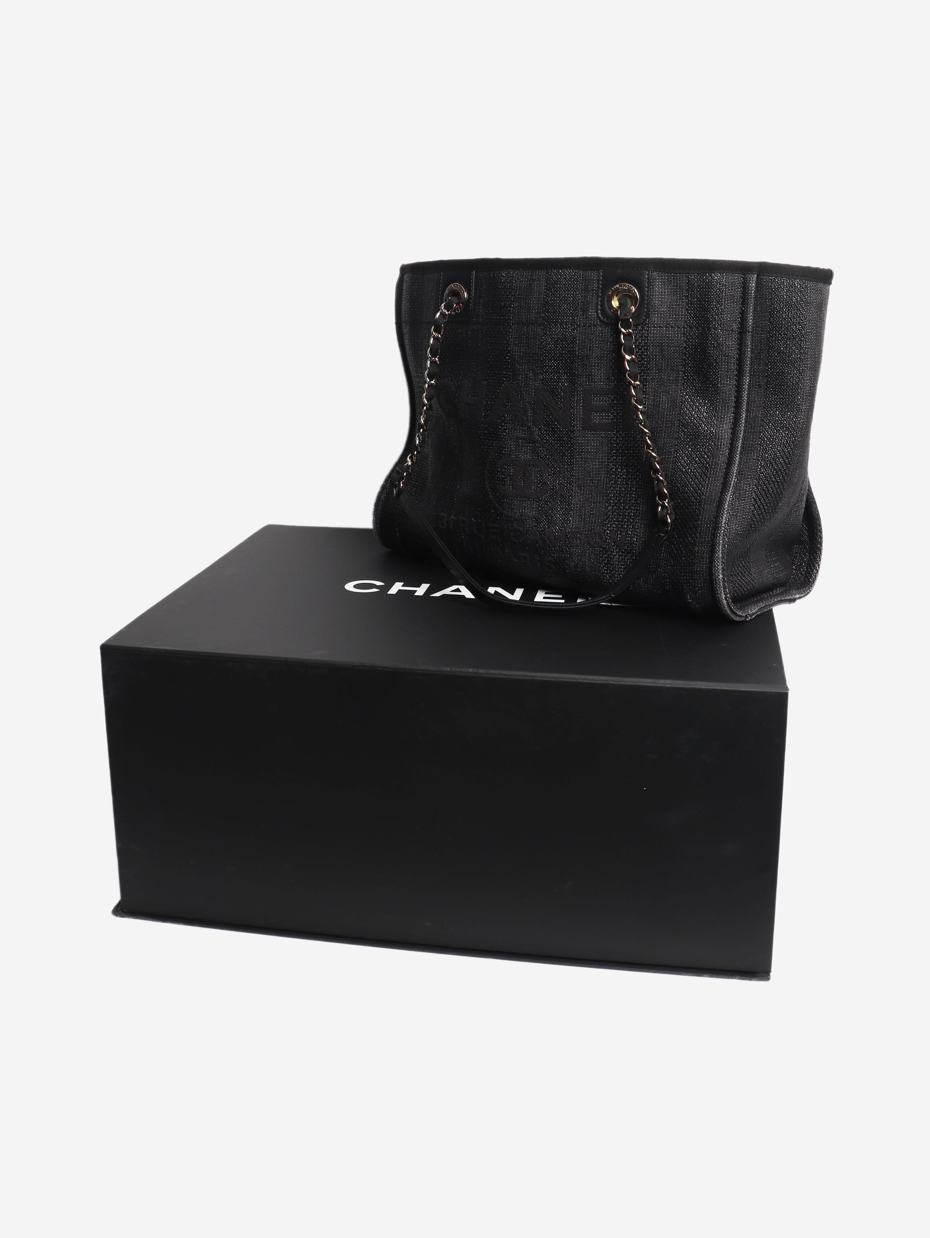 2019 Black Deauville tote bag Tote Bags Chanel 